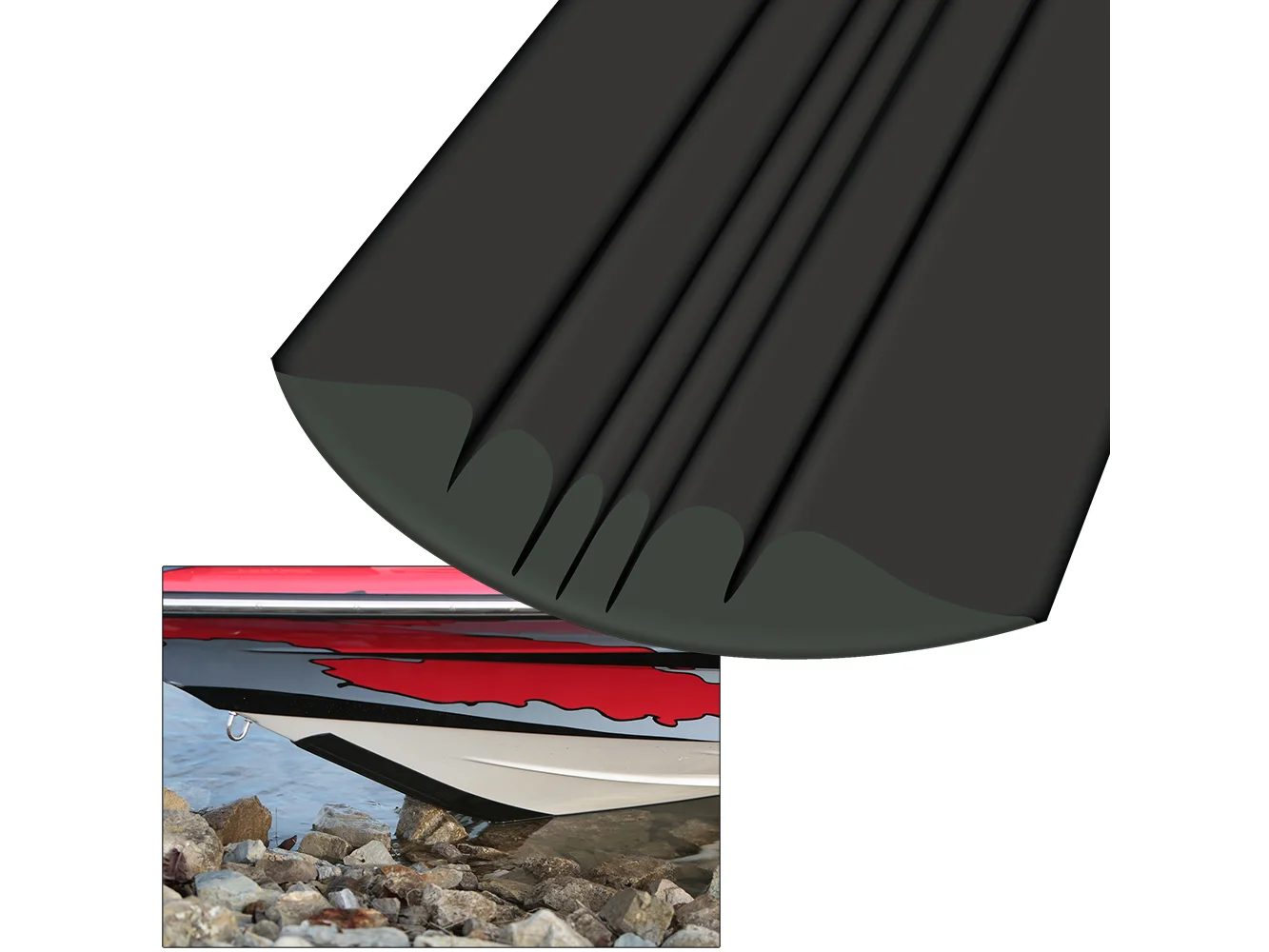 Megaware KeelGuard® - 8' - Black