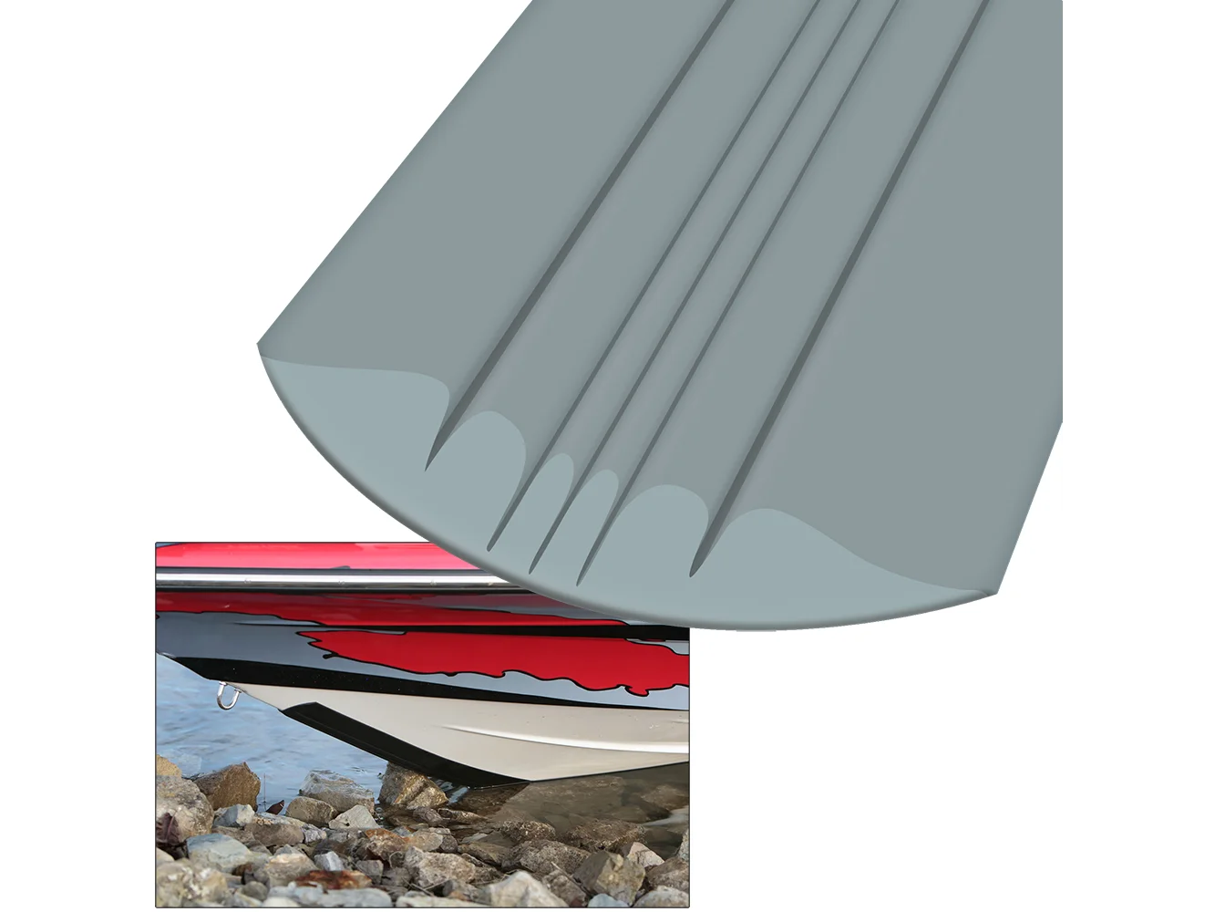 Megaware KeelGuard® - 6' - Gray