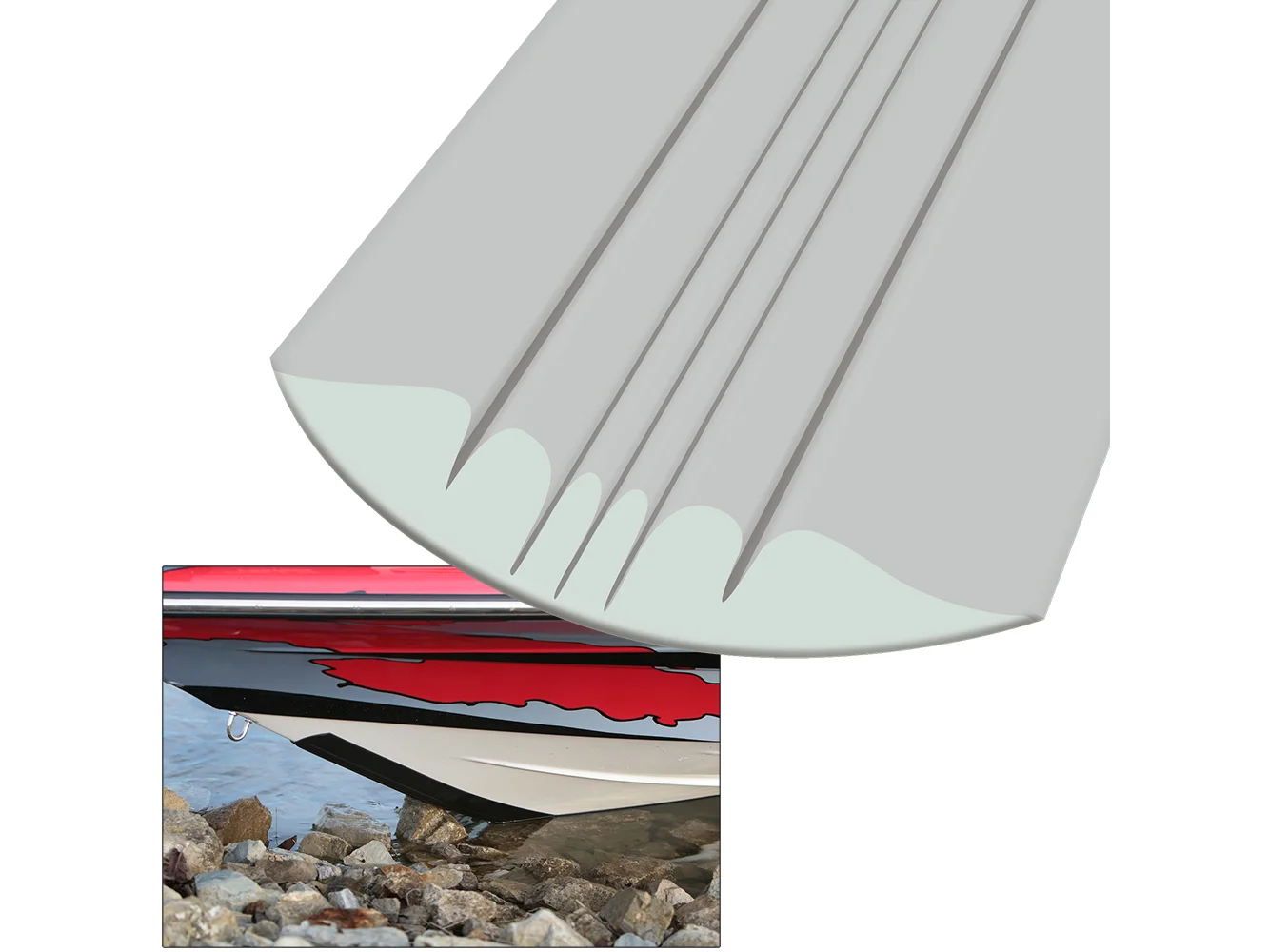 Megaware KeelGuard® - 8' - Light Gray