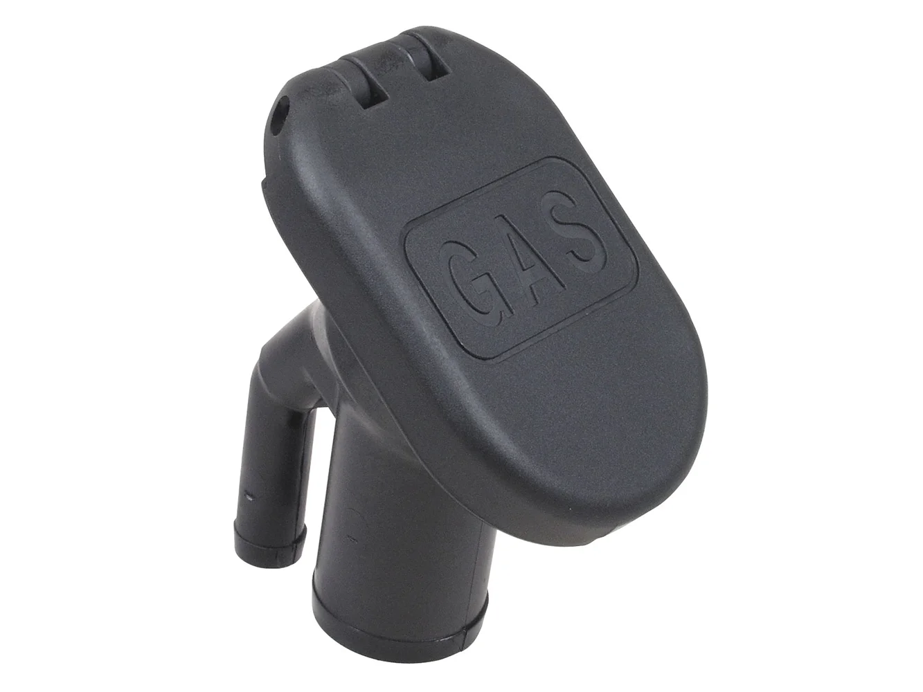 Perko Combination Vented Gas Fill/Tank f/1-1/2" Hose - 35° Angled Neck