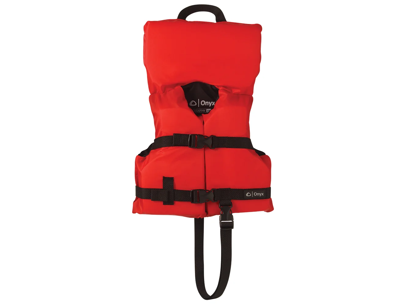 Onyx Nylon General Purpose Life Jacket - Infant/Child Under 50lbs - Red