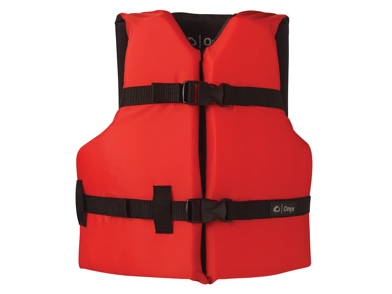 Onyx Nylon General Purpose Life Jacket - Youth 50-90lbs - Red