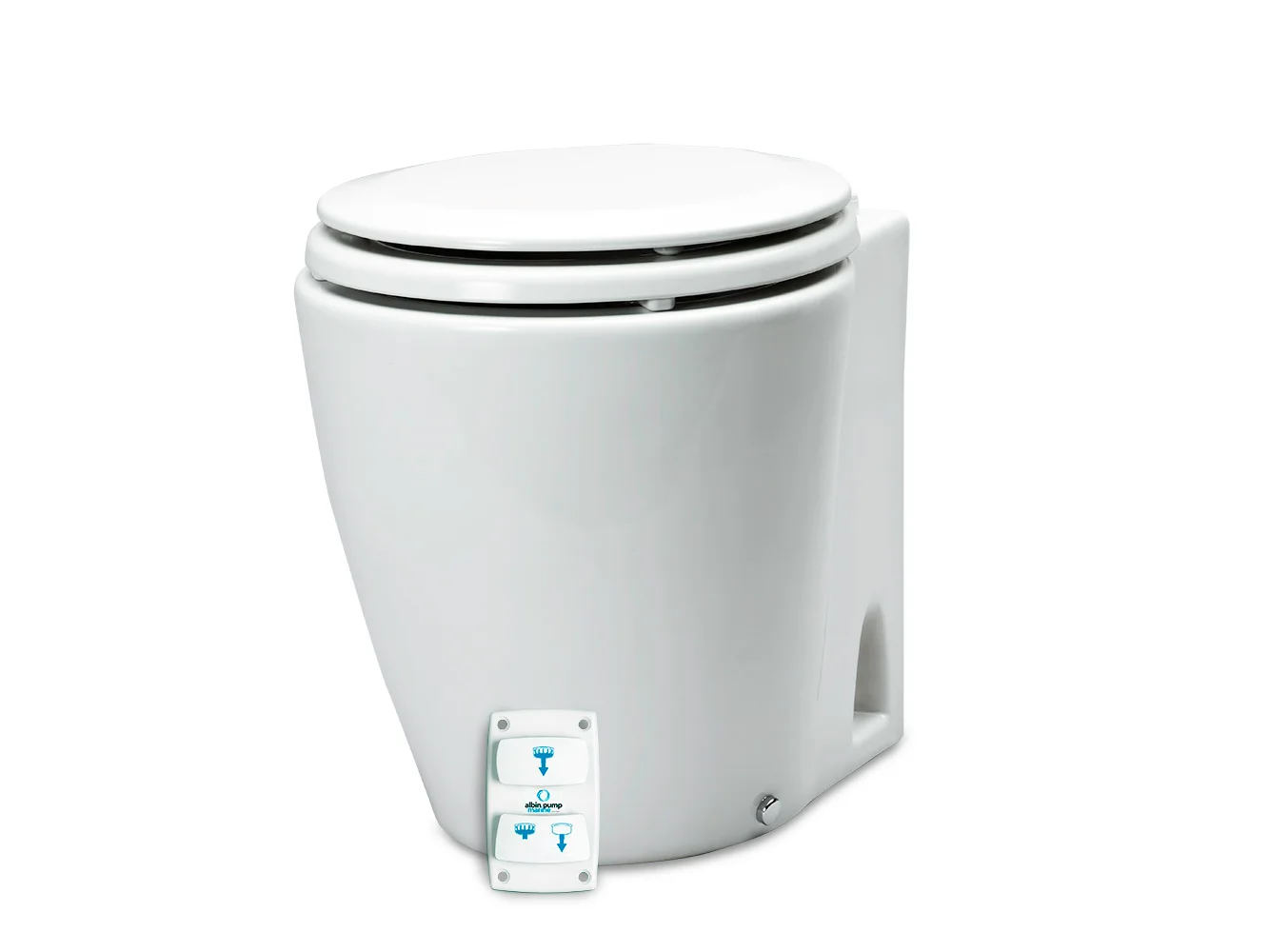 Albin Group Marine Design Marine Toilet Silent Electric - 12V