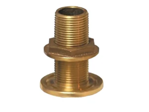 GROCO 1/2" NPS NPT Combo Bronze Thru-Hull Fitting w/Nut