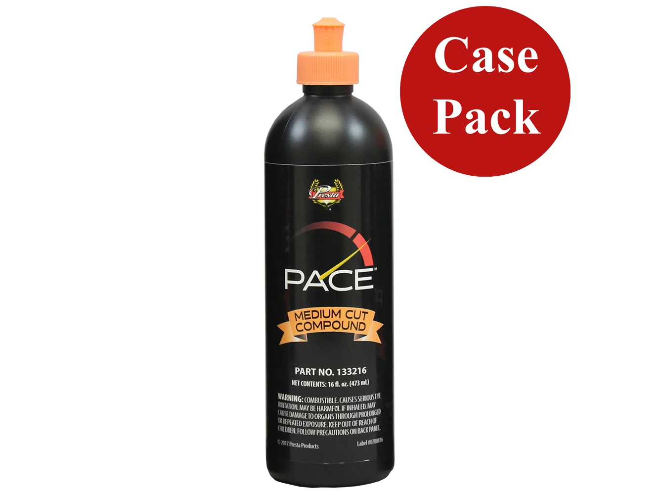 Presta PACE™ Medium Cut Compound - 16oz - *Case of 6*