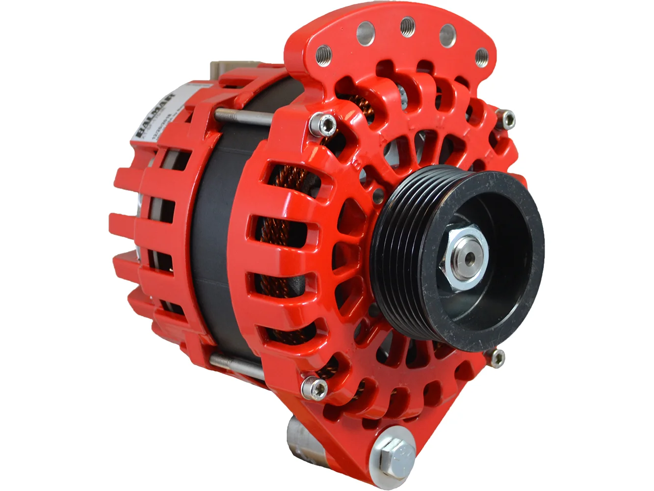 Balmar Alternator 1-2" Single Foot K6 Serpentine Pulley - 170A - 12V