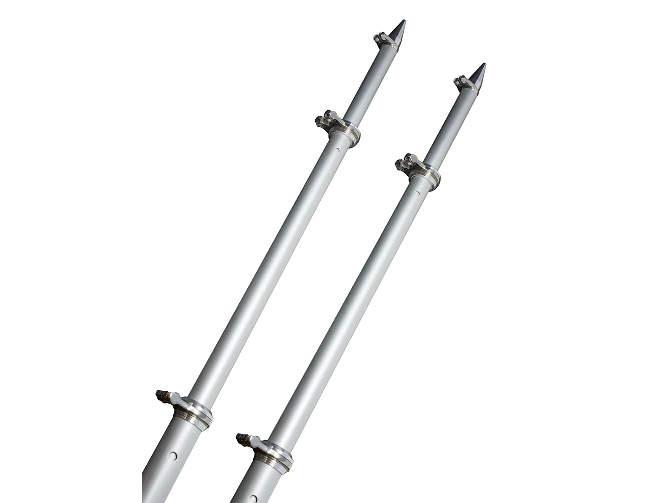 TACO 18' Deluxe Outrigger Poles w/Rollers - Silver/Silver