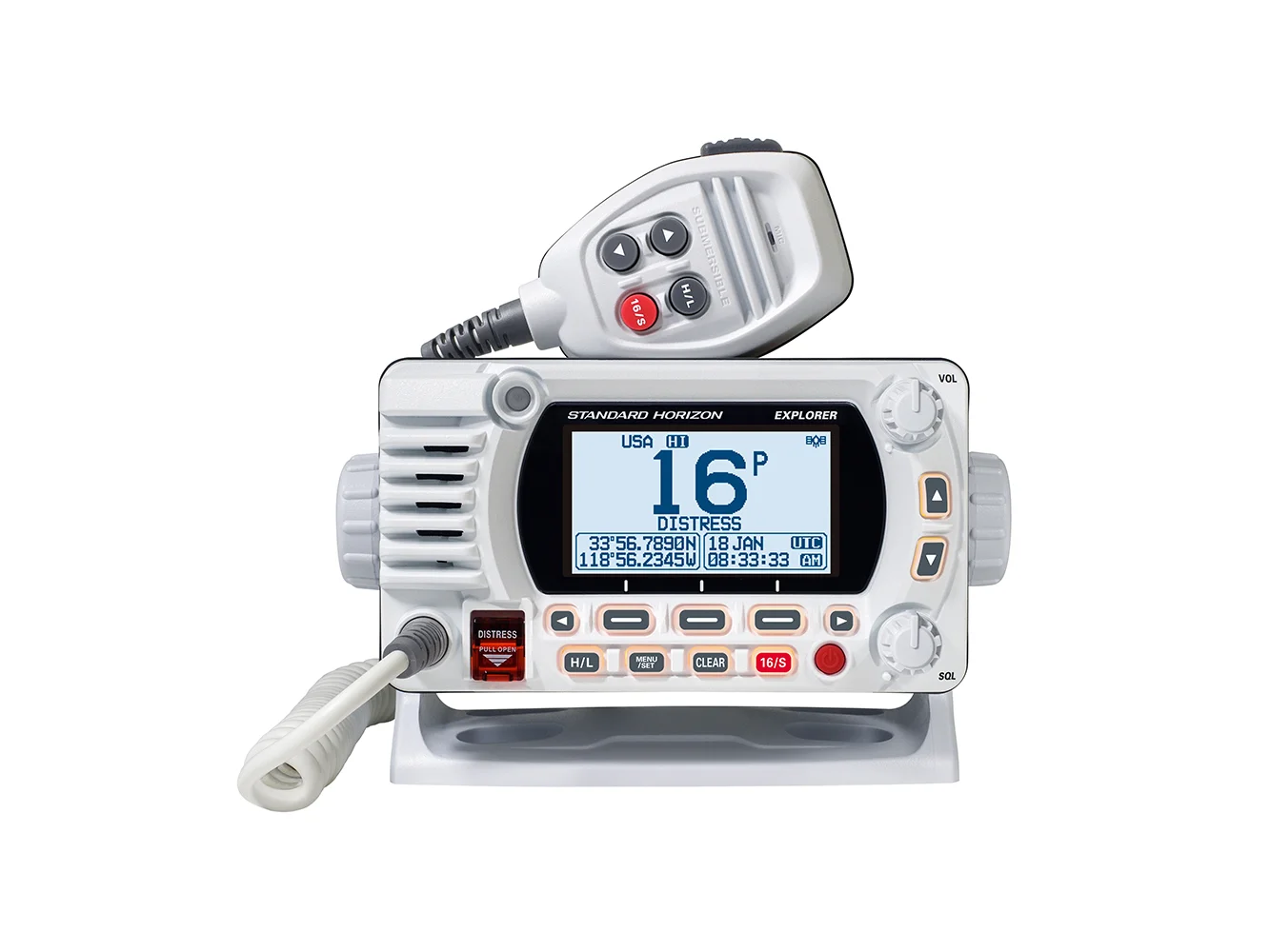 Standard Horizon GX1850 Fixed Mount VHF - NMEA 2000 - White
