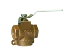 GROCO 1/2" NPT Bronze 3-Way Valve