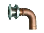 GROCO 1-1/4" 90 Degree Hose Thru-Hull Fitting