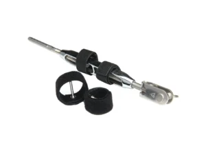 C. Sherman Johnson Wrap Pins Hook & Loop Pin Locking Devices f/Open Body Turnbuckles 1/4" - 2-Pack