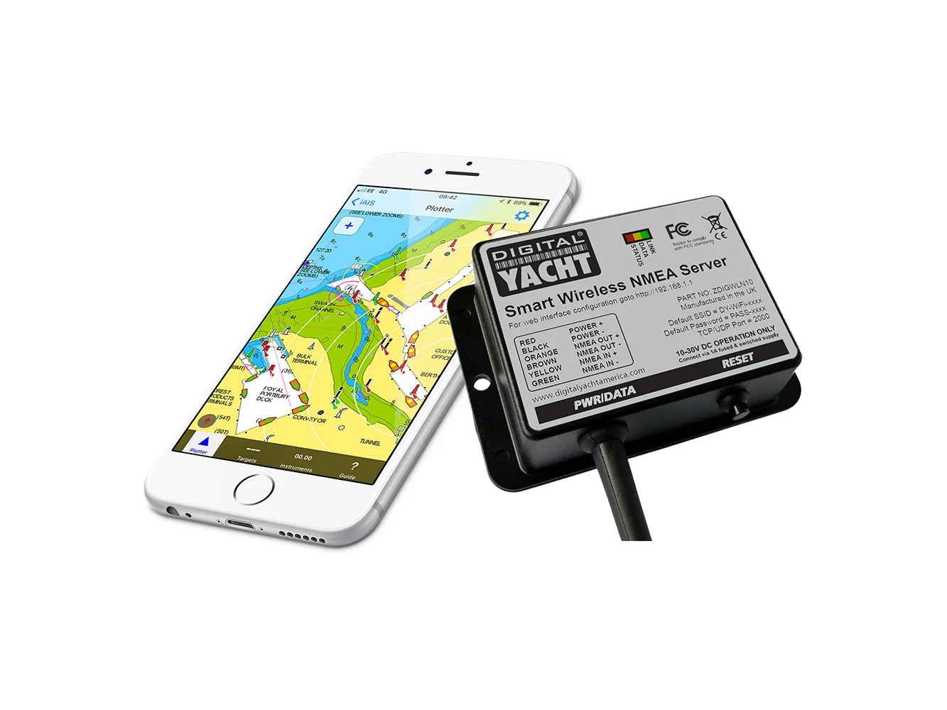 Digital Yacht WLN10 Smart NMEA to WiFi Converter - 4800 Baud