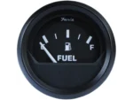 Faria Euro Black 2" Fuel Level Gauge - Metric