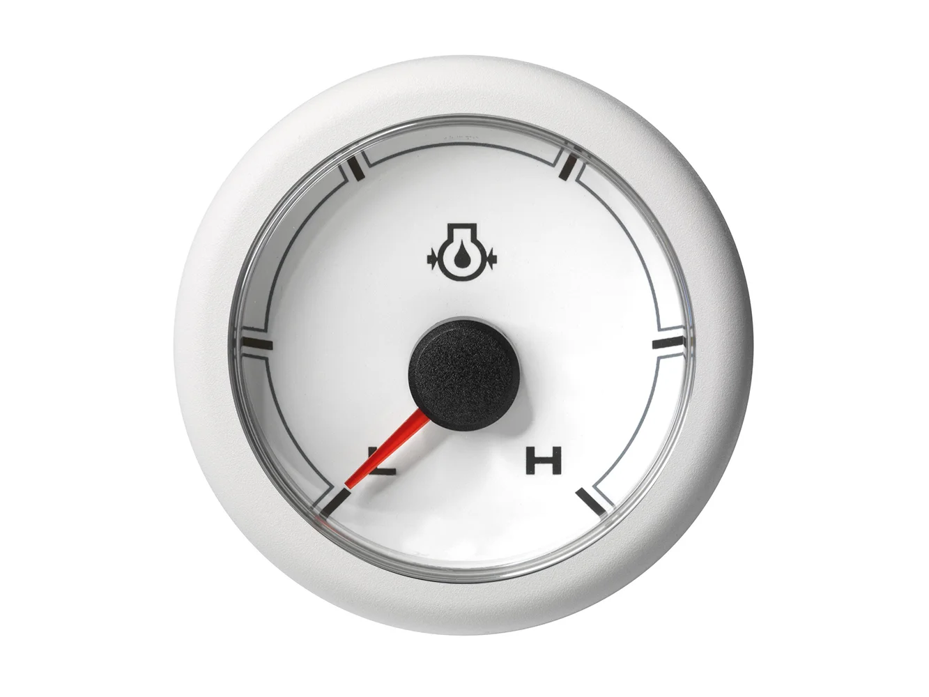 Veratron 52MM (2-1/16") OceanLink Engine Oil Pressure Gauge - Low/High (150 PSI) - White Dial & Bezel