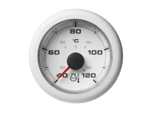 Veratron 52MM (2-1/16") OceanLink Coolant Temperature Gauge - 120&deg;C/250&deg;F - White Dial & Bezel