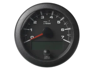 Veratron 3-3/8" (85MM) OceanLink&reg; NMEA 2000&reg; Tachometer - 7000 RPM - Black Dial & Bezel