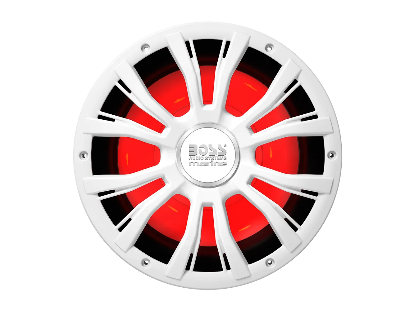Boss Audio 10" MRG10W Subwoofer w/RGB Lighting - White - 800W