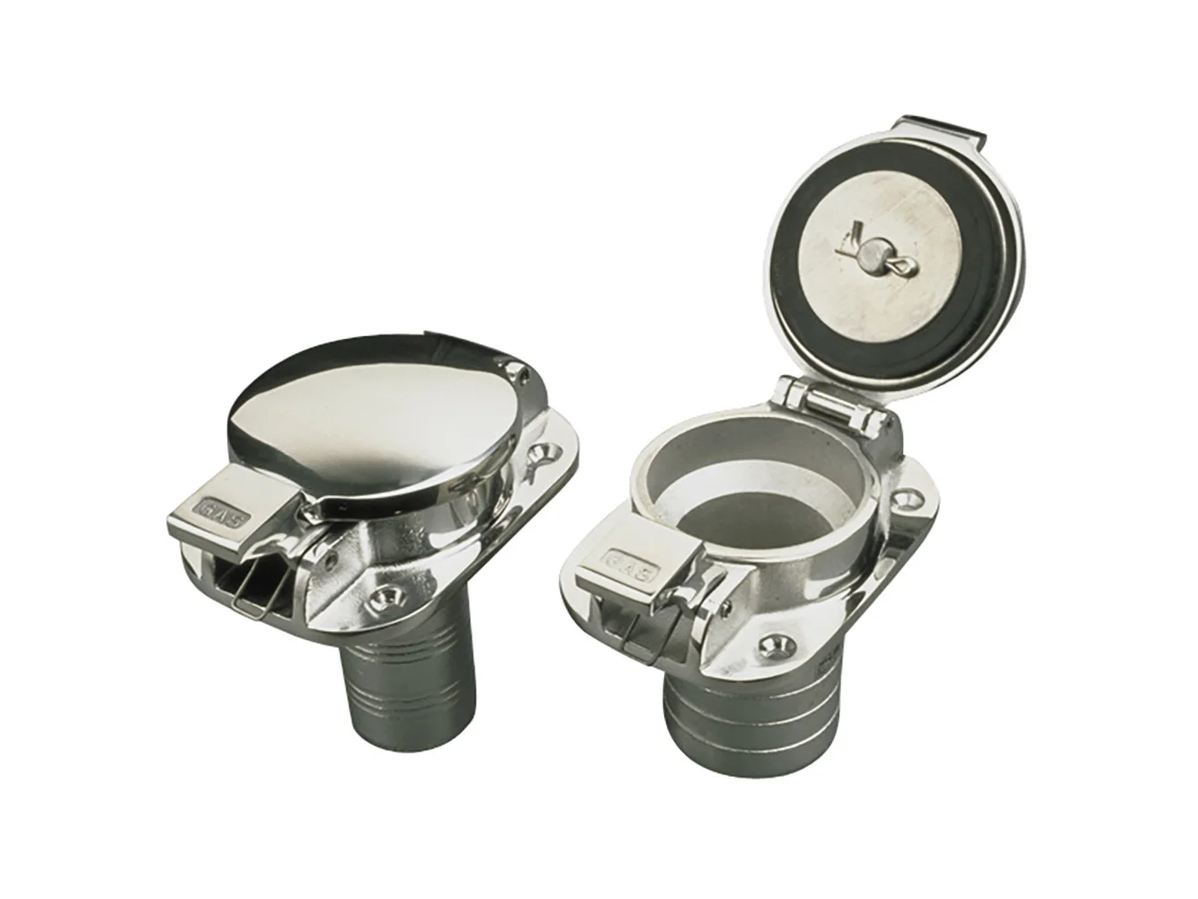 Sea-Dog Stainless Steel Flip Top Deck Fill - Gas - 1-1/2" Hose