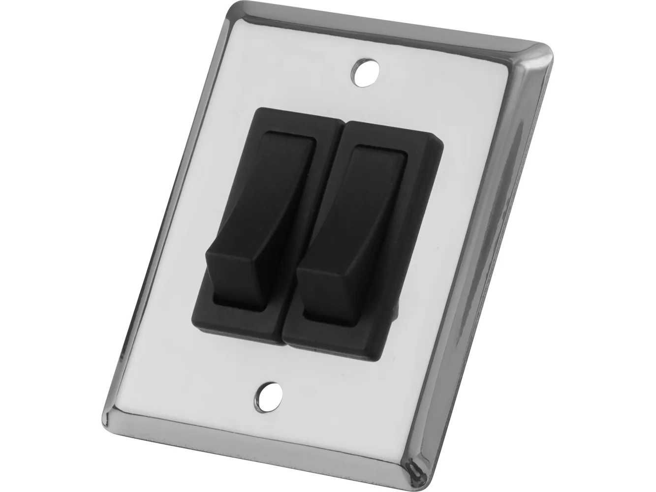 Sea-Dog Double Gang Wall Switch - Stainless Steel