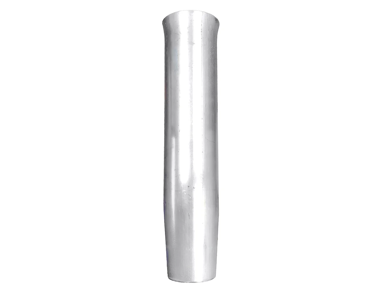 Tigress Weld On Aluminum Flared Rod Holder w/o Blade Mill Finished 10"