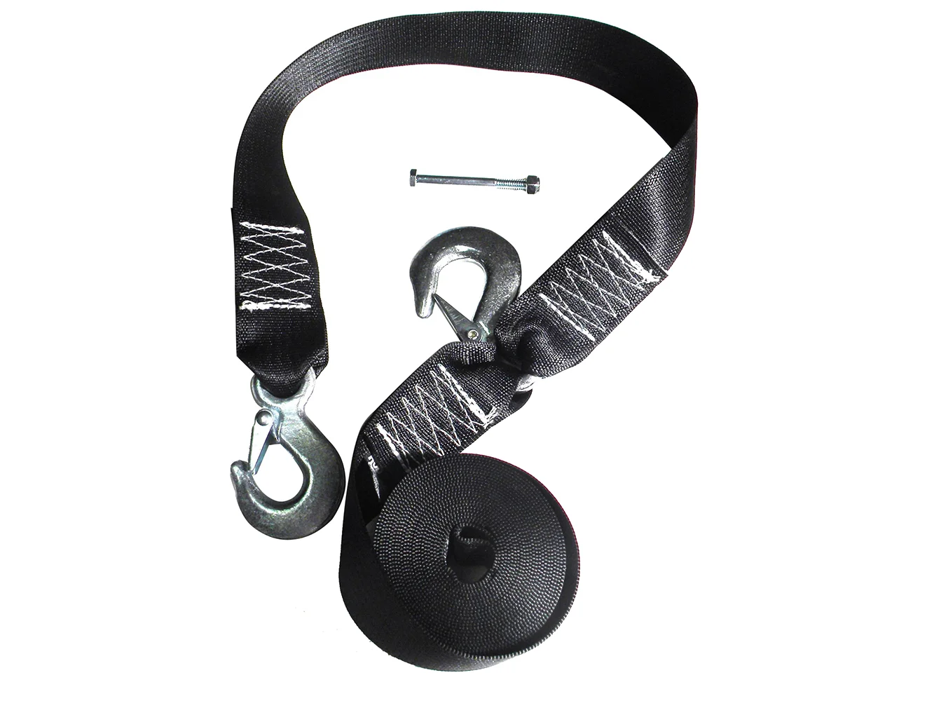 Rod Saver Winch Strap Replacement w/Safety Strap - 20'