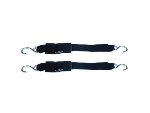 Rod Saver Stainless Steel Quick Release Transom Tie-Down - 2" x 4' - Pair