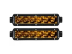 RIGID Industries 6" SR-Series SAE Compliant Fog Light - Black w/Yellow Light