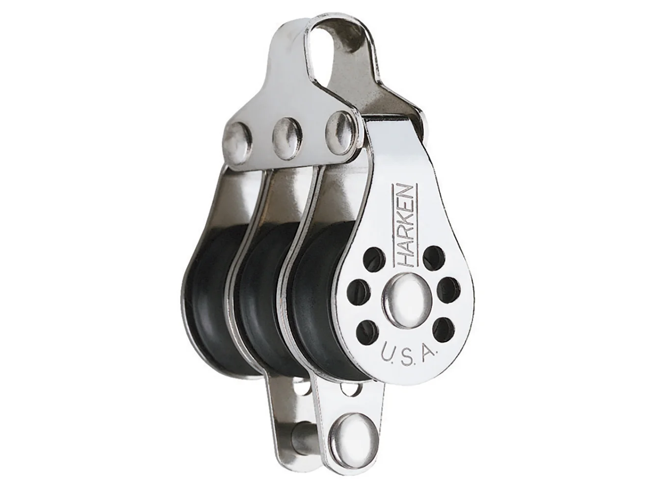 Harken 22mm Triple Micro Block w/Becket- Fishing