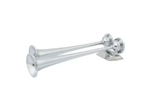 Marinco 24V Chrome Plated Dual Trumpet Air Horn