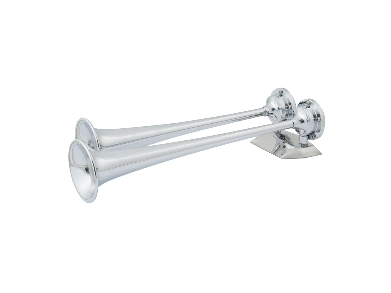 Marinco 24V Chrome Plated Dual Trumpet Air Horn