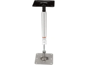 Attwood SWIVL-EZE Lock'N-Pin 3/4" Pedestal Kit 13" Post 7" x 7" Stainless Steel Base Plate Threaded