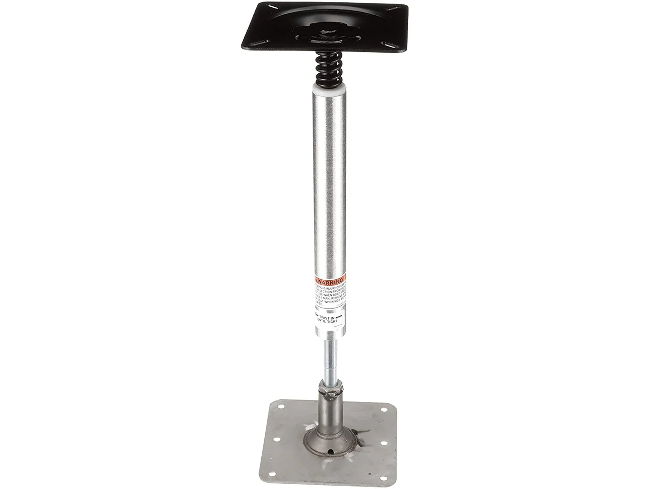 Attwood SWIVL-EZE Lock'N-Pin 3/4" Pedestal Kit 13" Post 7" x 7" Stainless Steel Base Plate Threaded