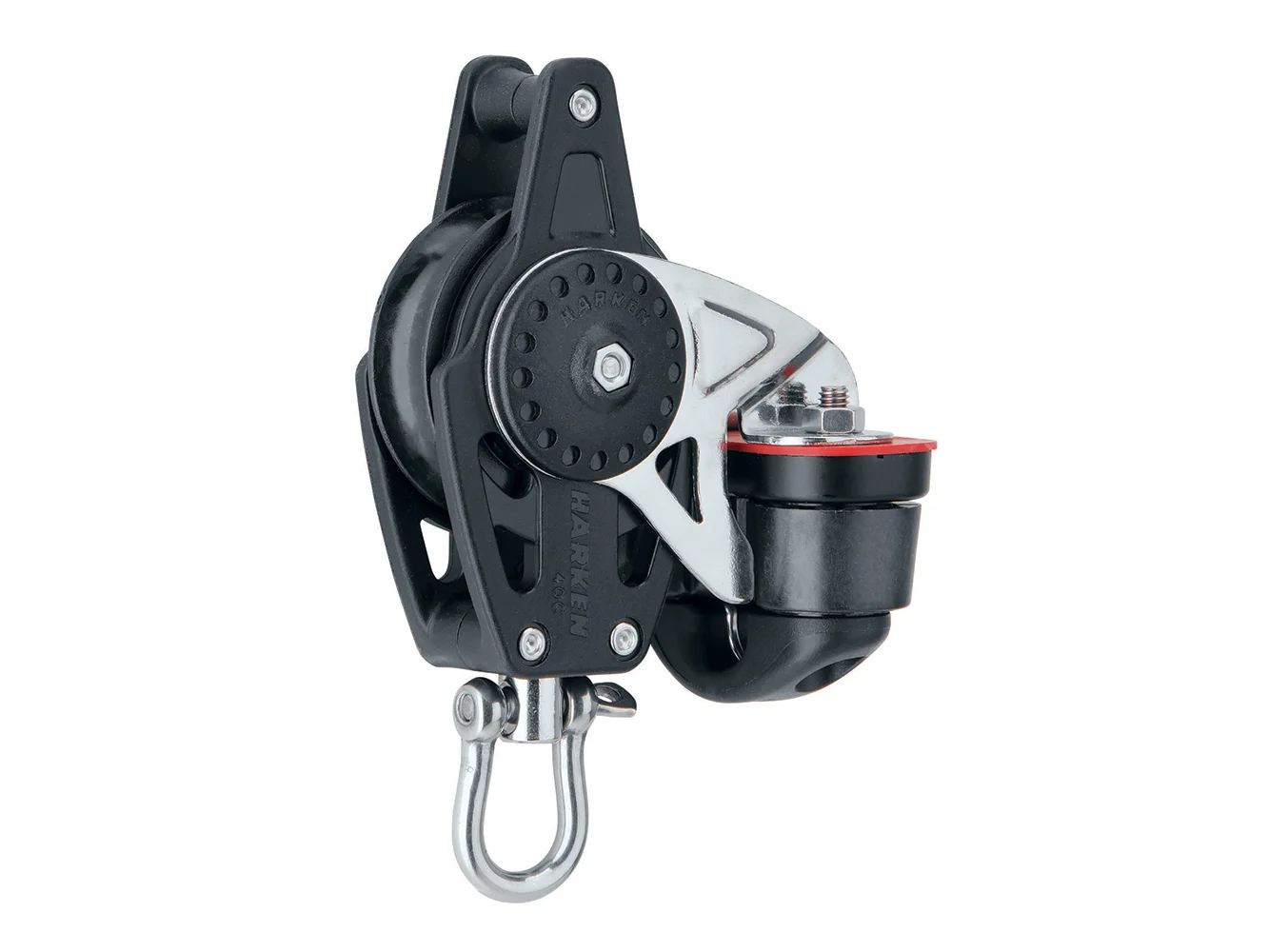 Harken 40mm Carbo Air Block w/Cam Cleat & Becket