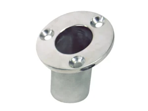 Sea-Dog Flush Mount Flagpole Socket - 25&deg; - 1-1/4" ID - 316 Stainless Steel