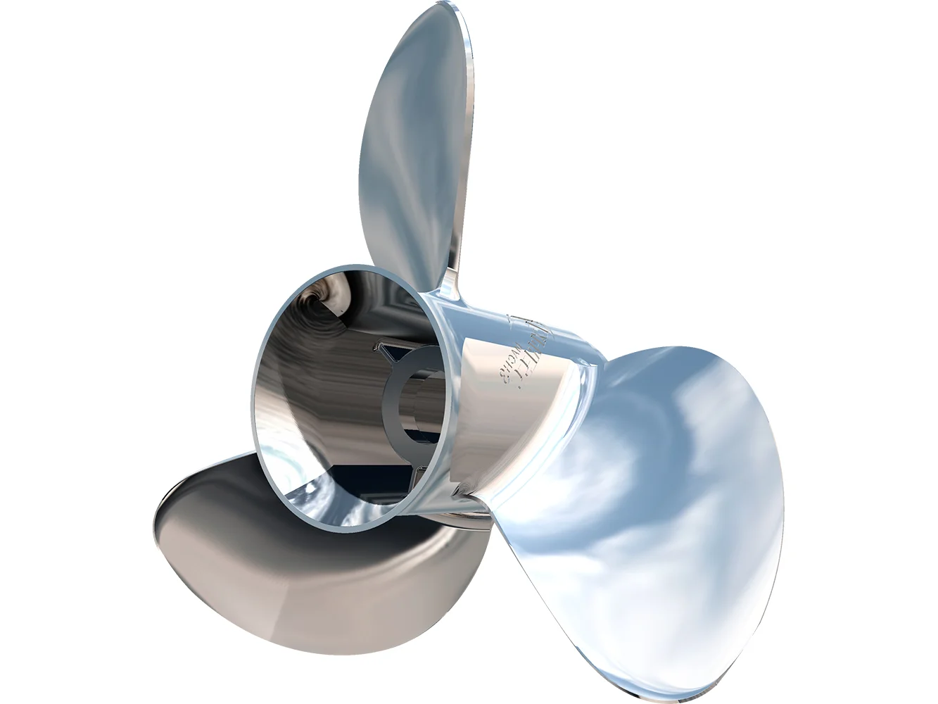 Turning Point Express® Mach3™ - Left Hand - Stainless Steel Propeller - EX-1415-L - 3-Blade - 15" x 15 Pitch