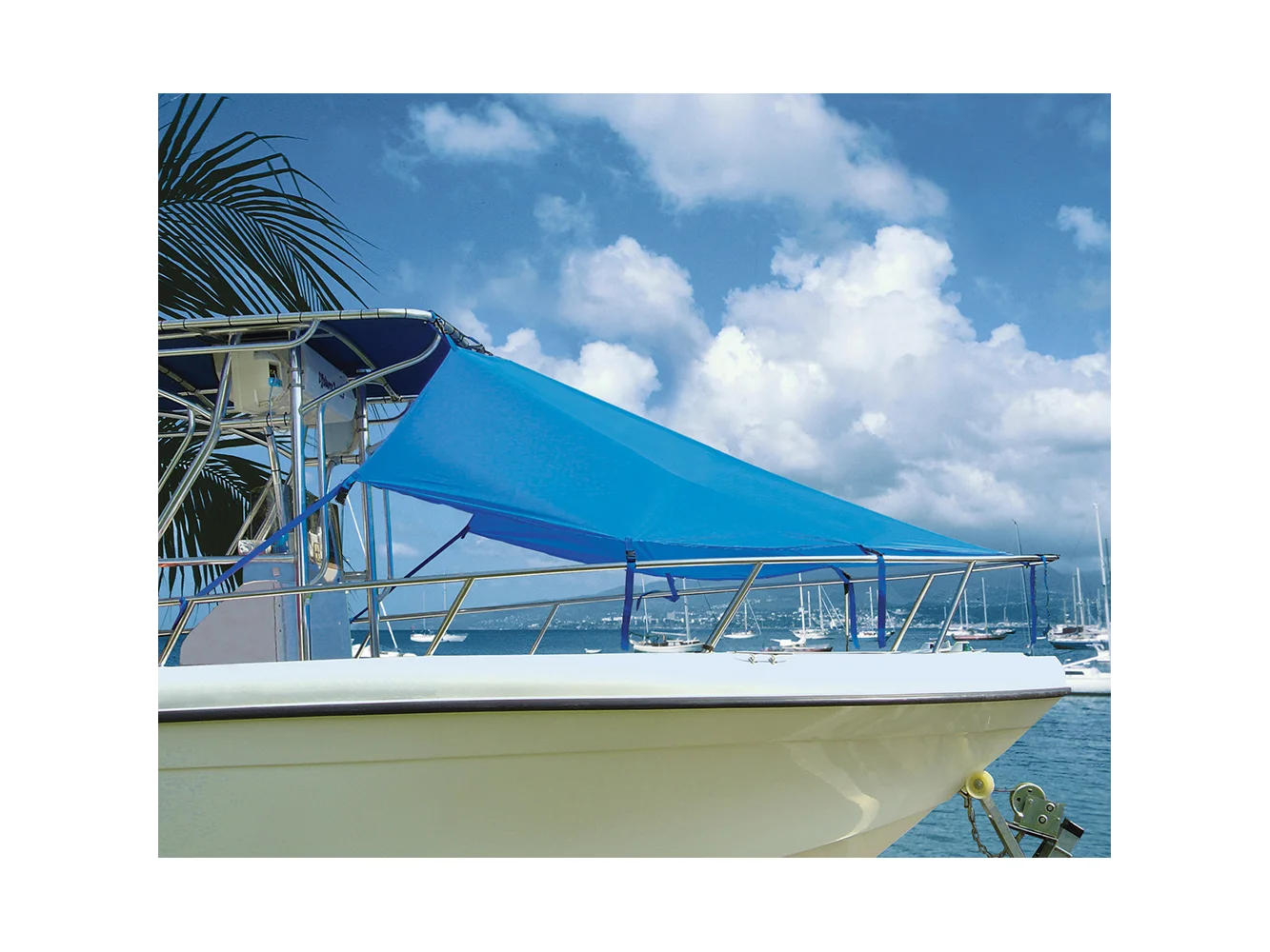 Taylor Made T-Top Bow Shade 6'L x 90"W - Pacific Blue