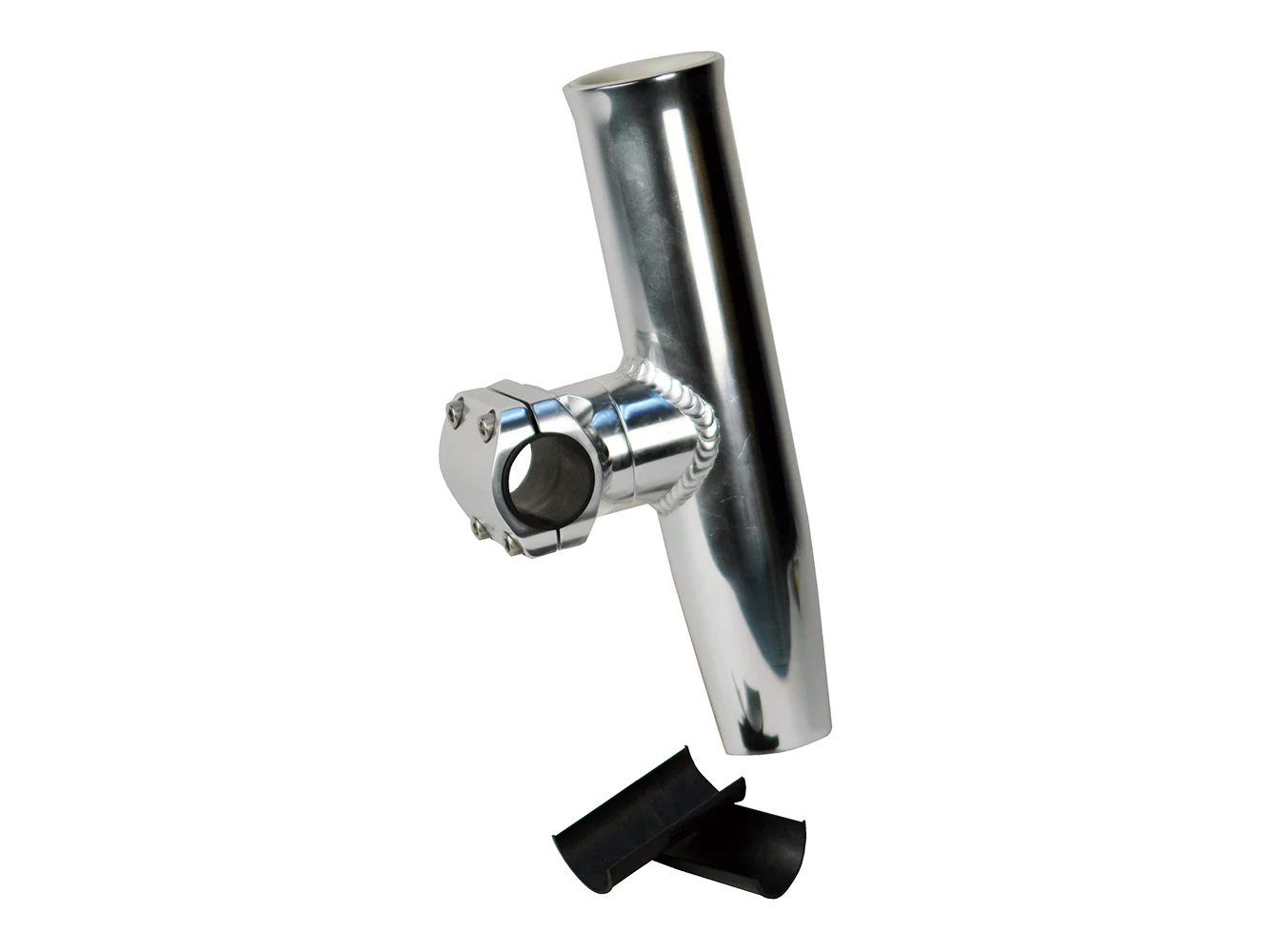 C. E. Smith Adjustable Mid Mount Rod Holder Aluminum 7/8" or 1" w/Sleeve & Hex Key