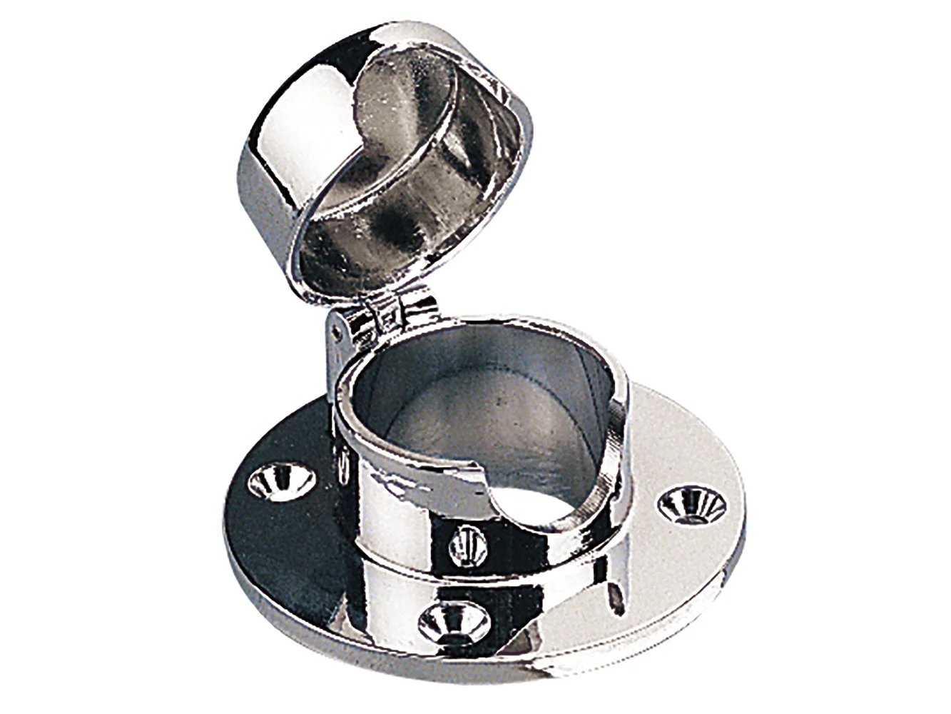 Sea-Dog Chrome Brass Hinged Chain Deck Pipe