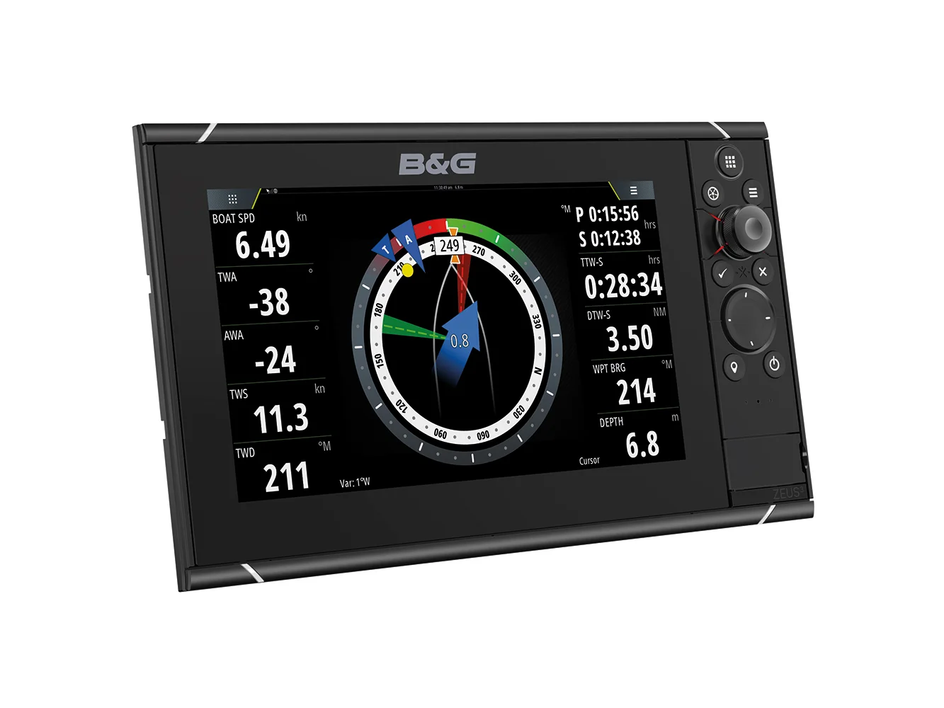 B&G Zeus™ 3S 9 - 9" Multi-Function Sailing Display