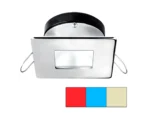i2Systems Apeiron A1120 Spring Mount Light - Square/Square - Red, Warm White & Blue - Polished Chrome