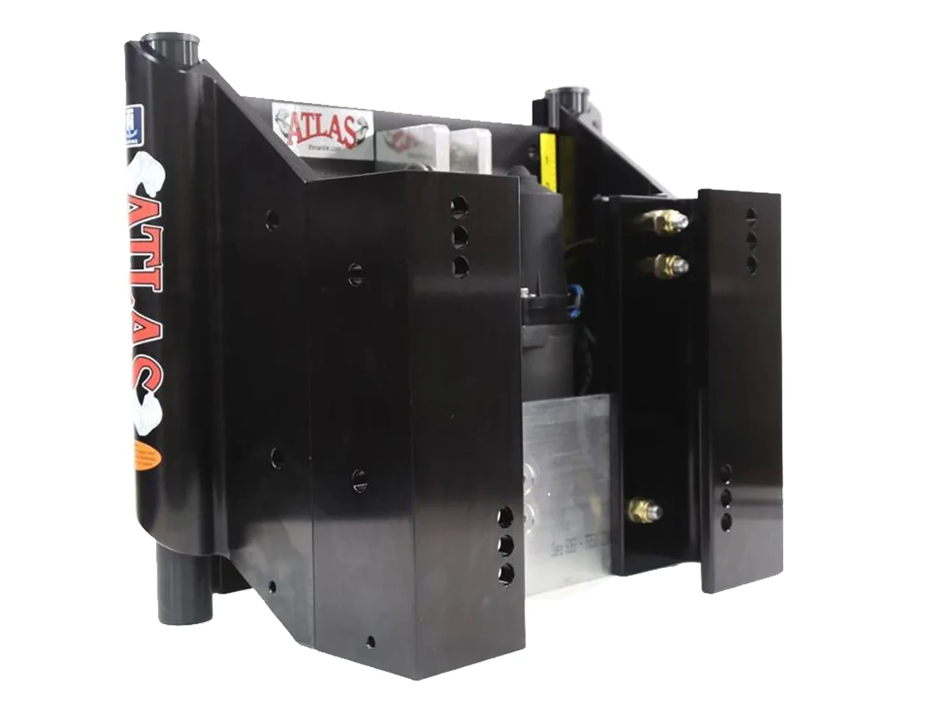 T-H Marine ATLAS™ 12" Set Back Hydraulic Jack Plate - Heavy Duty - Black