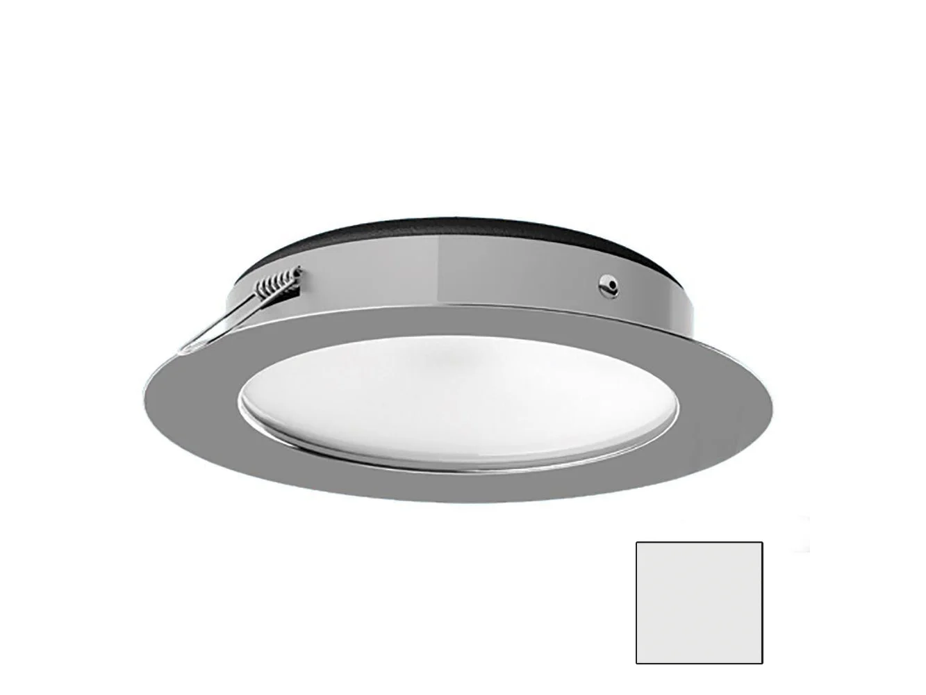 i2Systems Apeiron Pro XL A526 - 6W Spring Mount Light - Cool White - Polished Chrome Finish