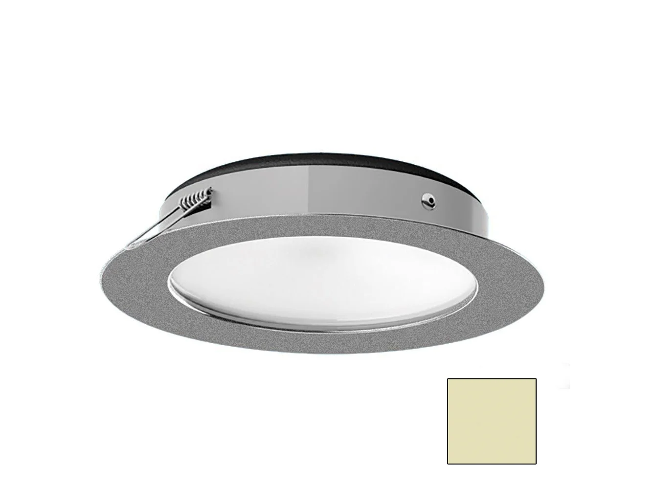 i2Systems Apeiron Pro XL A526 - 6W Spring Mount Light - Warm White - Brushed Nickel Finish