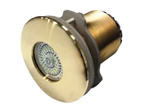 Lumitec SeaBlaze Typhoon Underwater Light - Bronze Thru-Hull LED Light - White/Blue - Flush Mount