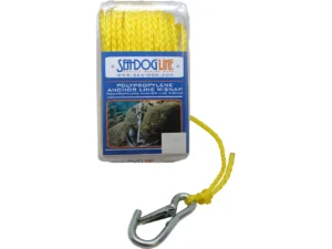 Sea-Dog Poly Pro Anchor Line w/Snap - 1/4" x 100' - Yellow
