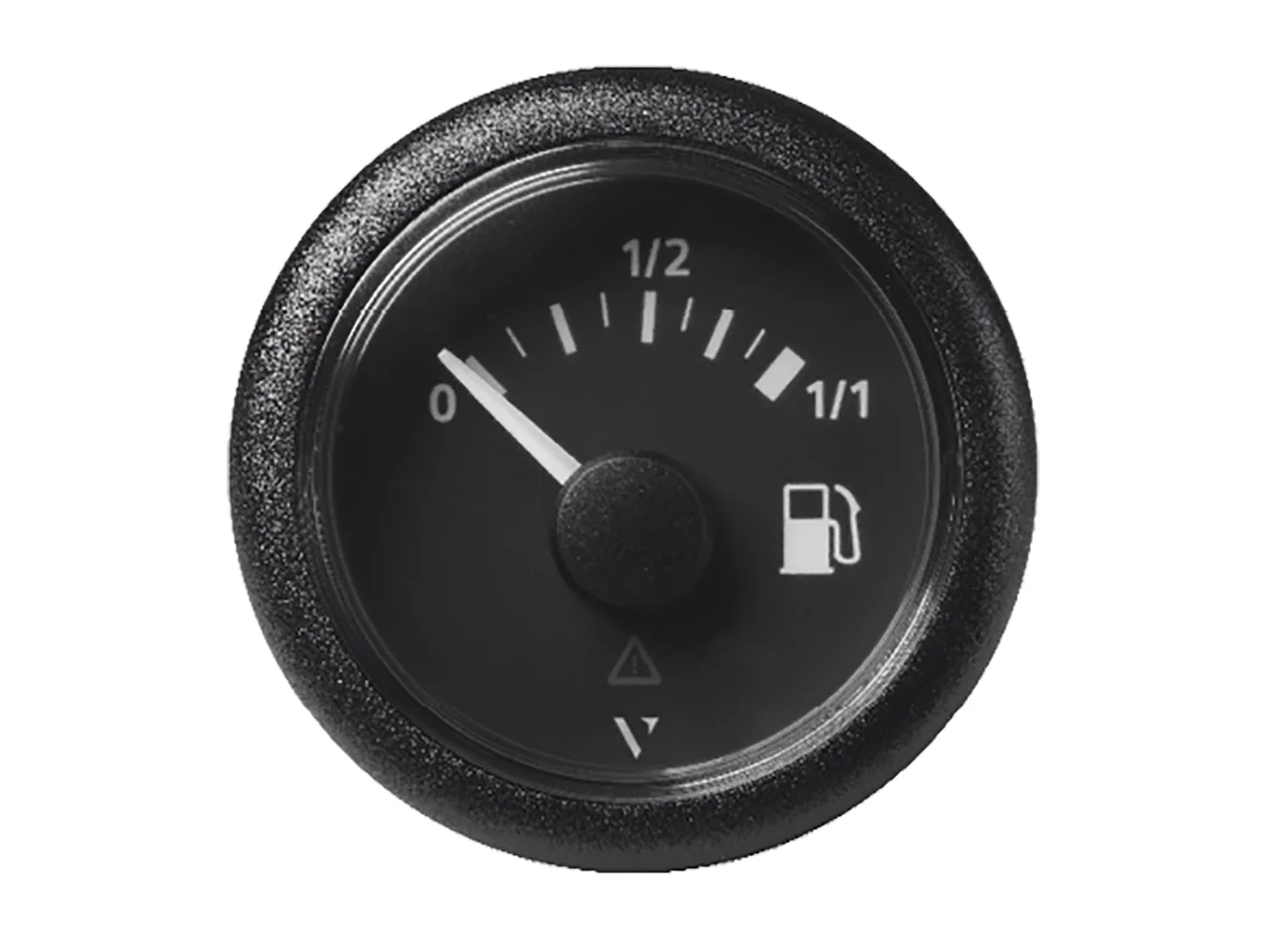 Veratron 52mm (2-1/16") ViewLine Fuel Tank Level Gauge - 0 to 1/1 - Black Dial & Round Bezel