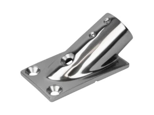 Sea-Dog Rail Base Fitting Rectangular Base 30&deg; 316 Stainless Steel - 1-7/8" x 3-3/16" - 1" OD
