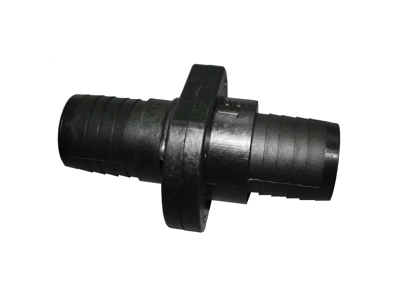 T-H Marine Double Barb Inline Scupper Check Valve - 1-1/2" - Black
