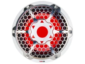 DS18 HYDRO 10" Subwoofer w/RGB Lights - 600W - White