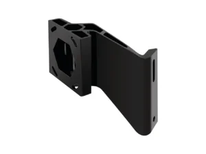 MINN KOTA Raptor Jack Plate Adapter Bracket - Port, 2" Setback, 4" Rise, Black | 1810361